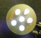 Rundplatine mit 5mm weiss